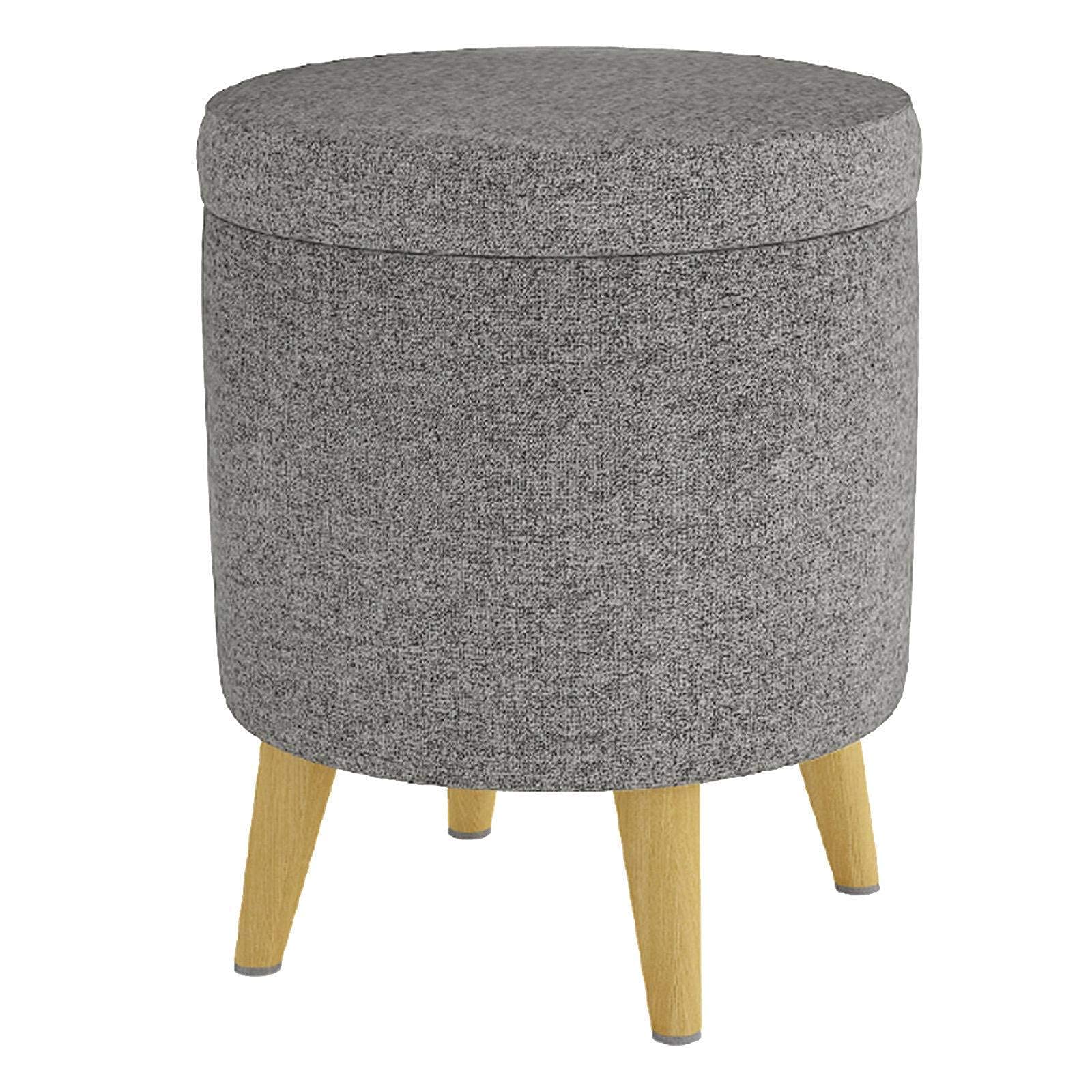 Pouf de rangement pour salon et chambre à coucher contemporaine
