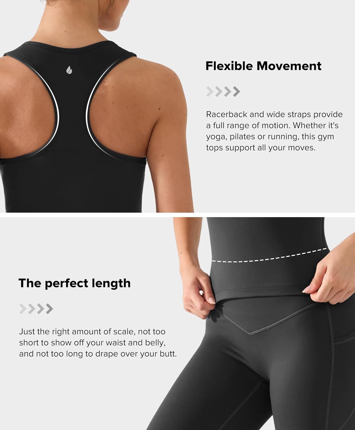 BRXL Padded Workout Racerback Tank Tops for Women with Built in Bra Athletic Buttery Soft Scoop Neck - Image 5