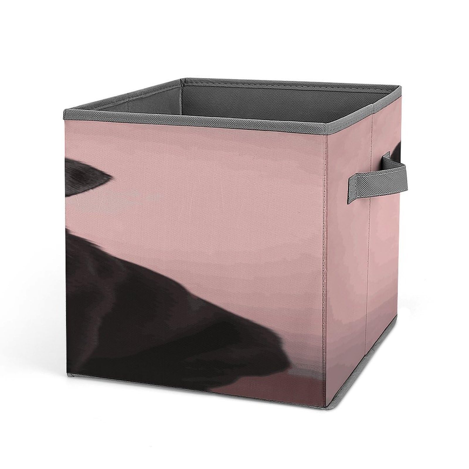 Fekiloot Style Cute Black Pug Storage Bins Storage Baskets
