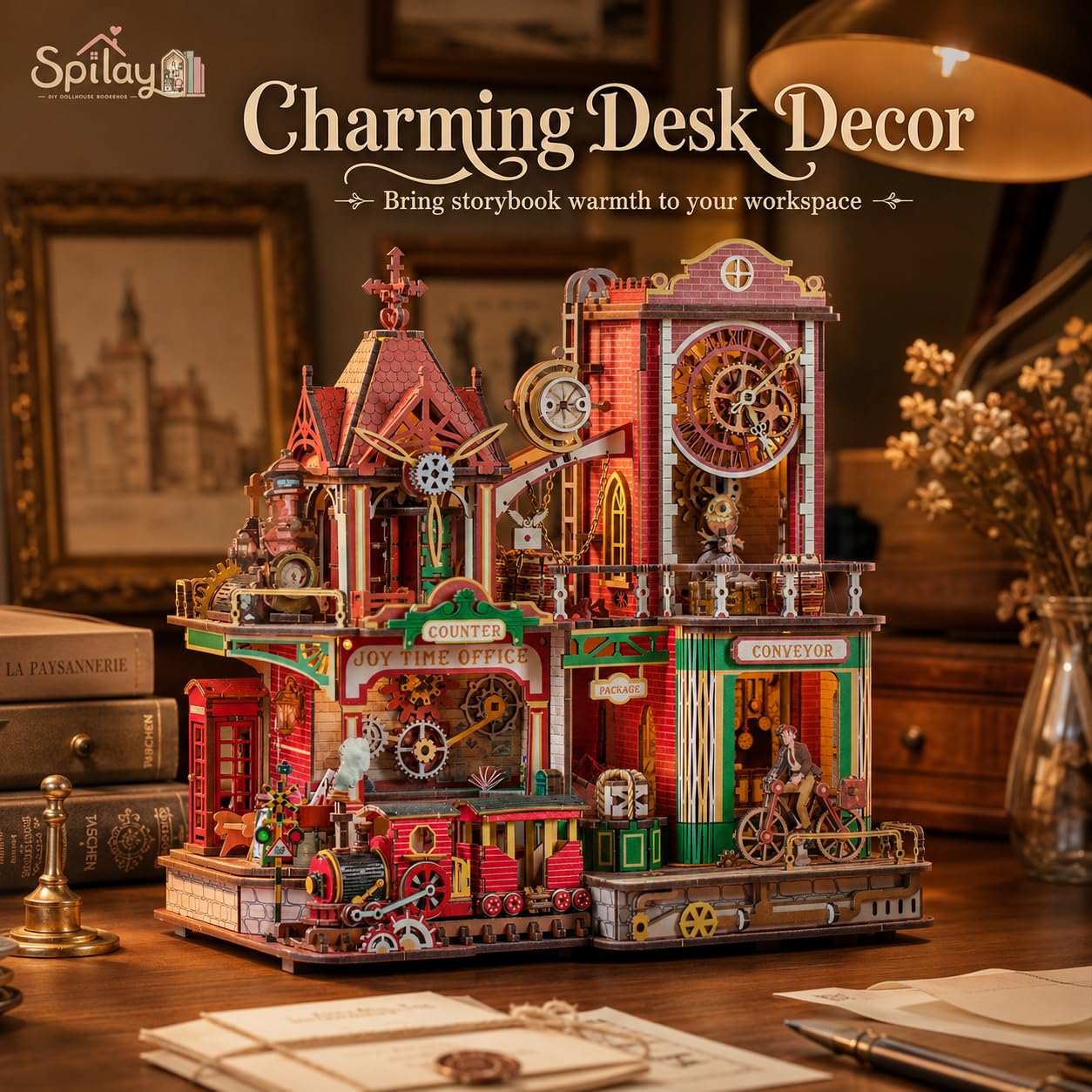 Spilay Puzzle in legno 3D per adulti, kit di costruzione di modelli