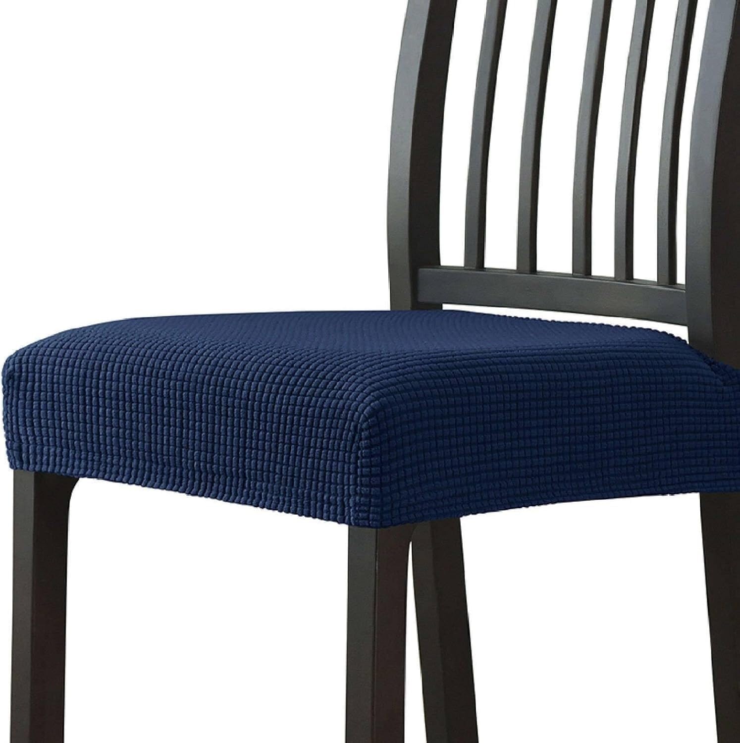 NMVAWIPT Chair Seat Covers, Jacquard Stretchable Removable Washable Slipcovers For Kitchen, Universal Fit(#9,2pcs)