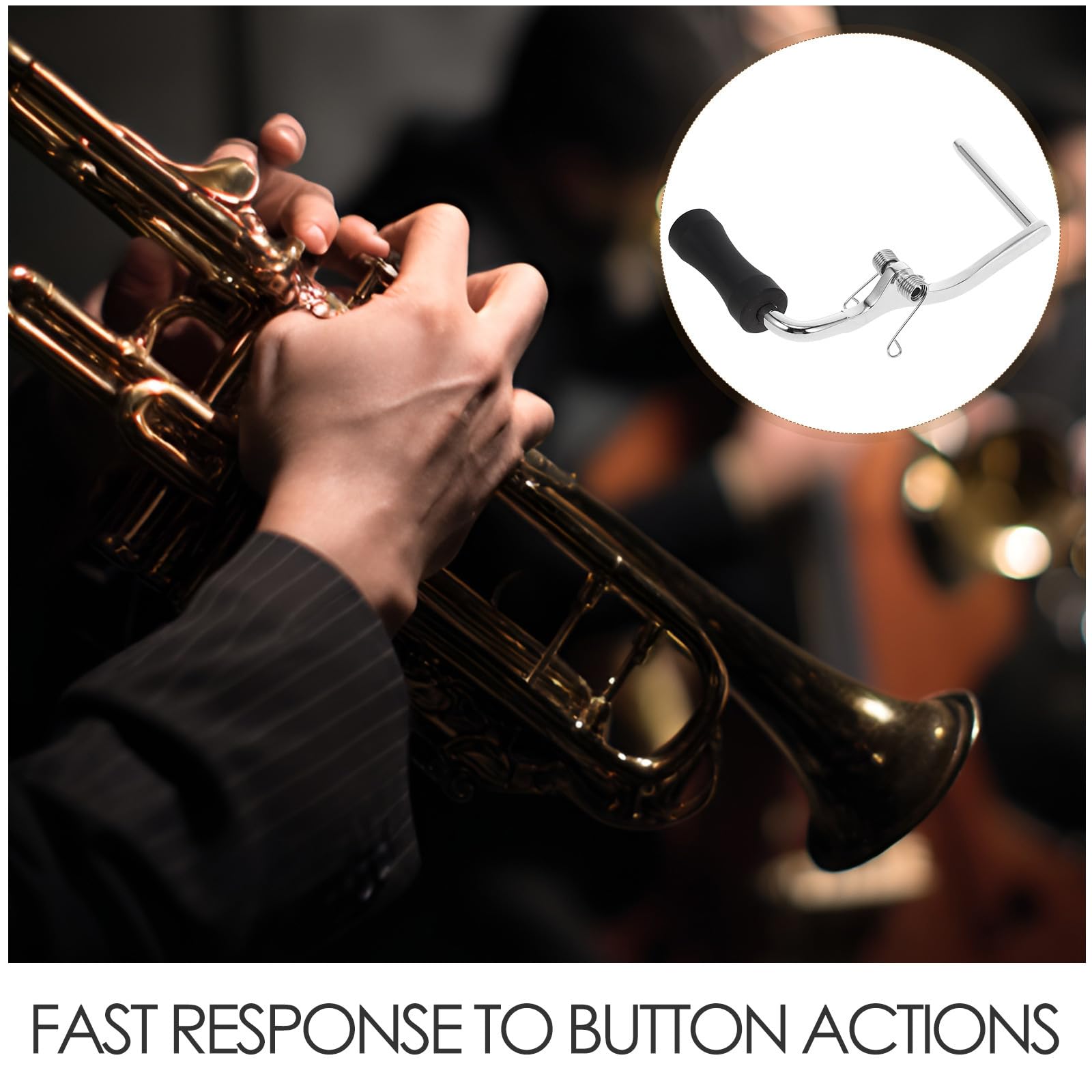 Kit di Riparazione Valvole per Tromba e Trombone Parti di Accordatura Chiave ad Acqua Accessori di Ricambio per Strumenti a Fiato Movimento Fluido Tasti per Musicisti e
