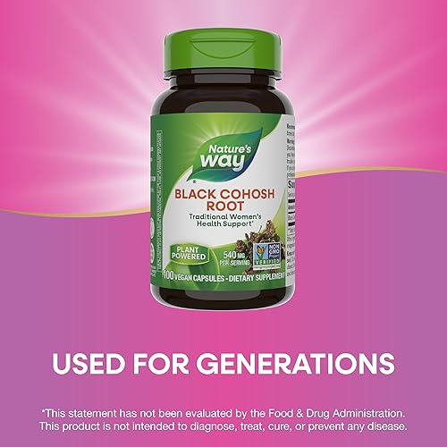 Miniatura 3 de Nature's Way Raíz de cohosh negro 540 mg, 100 cápsulas veganas