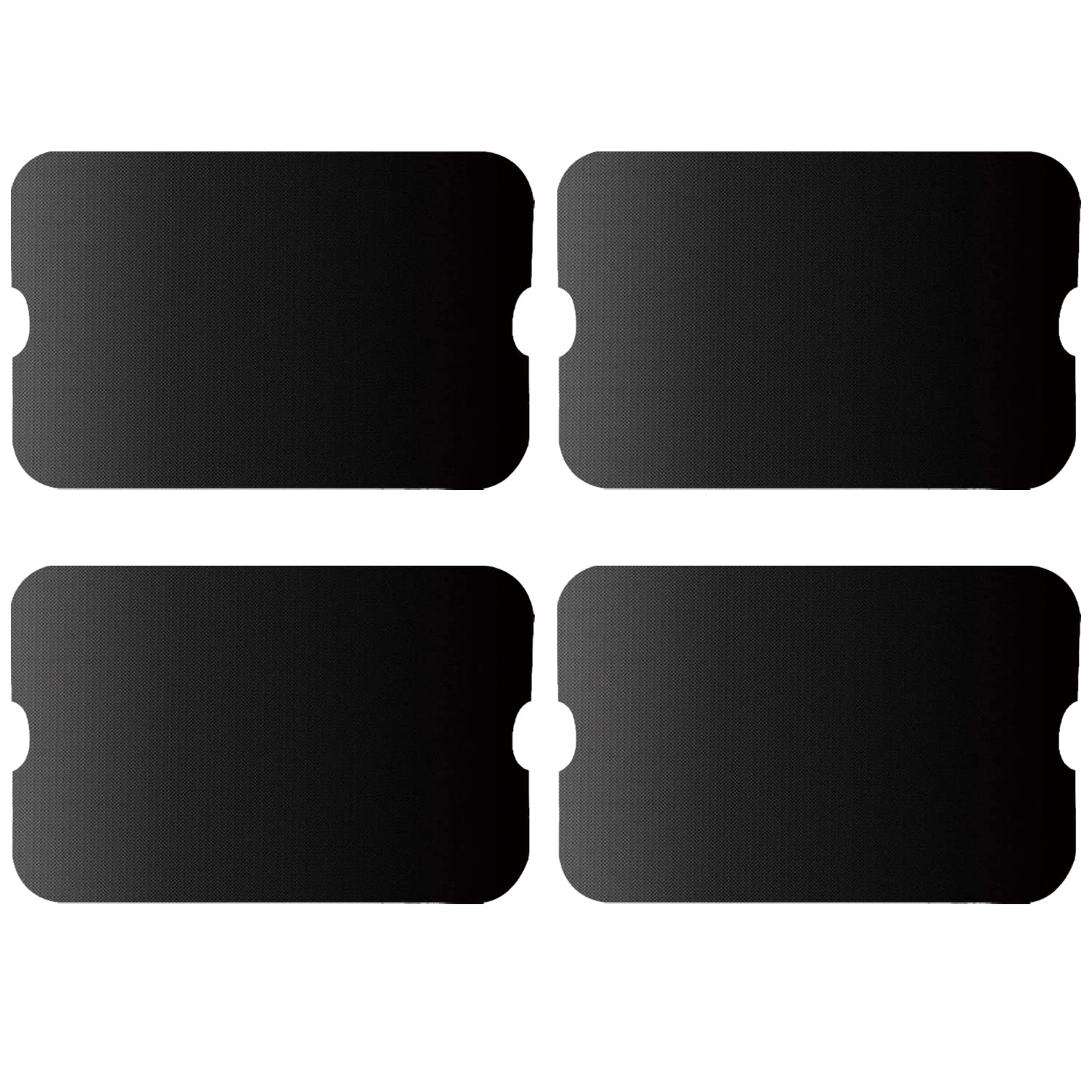 4 Pack Reusable Air Fryer Liners, BPA Free and Non-Stick Teflon Air Fryer Mats, Food Grade Baking Mat, 7.6 X 11.67" Rectangle