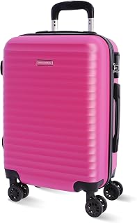 DON ALGODON - Koffer - Handgepäck Koffer 55x40x20 -Reisekoffer mit 4 Rollen 360º leicht- Hartschalenkoffer - ABS - 32 L - Trolley - Carry on Luggage - rollkoffer - Klein & Mittelgroß - Iris