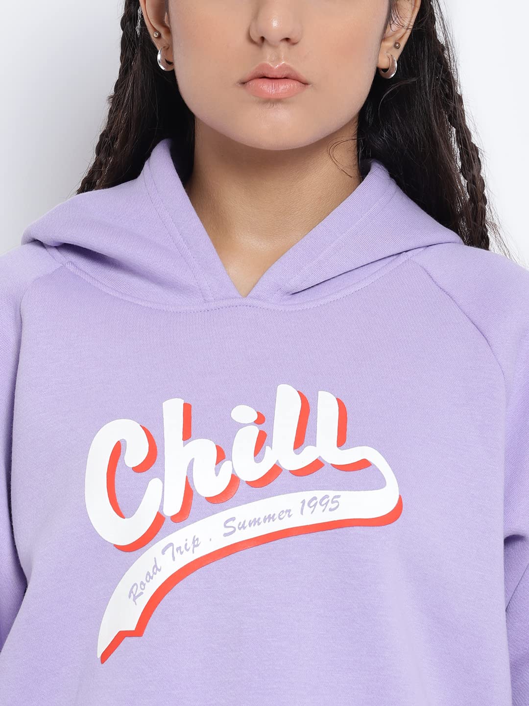 Lil Tomatoes - Sudadera de forro polar de algodón con cuello y capucha para niñas, ajuste regular, color rosa