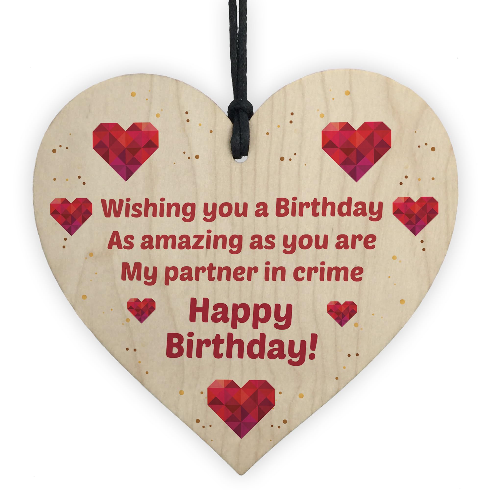 RED OCEAN Happy Birthday Funny Best Friend Bestie Friendship Birthday Card Gift