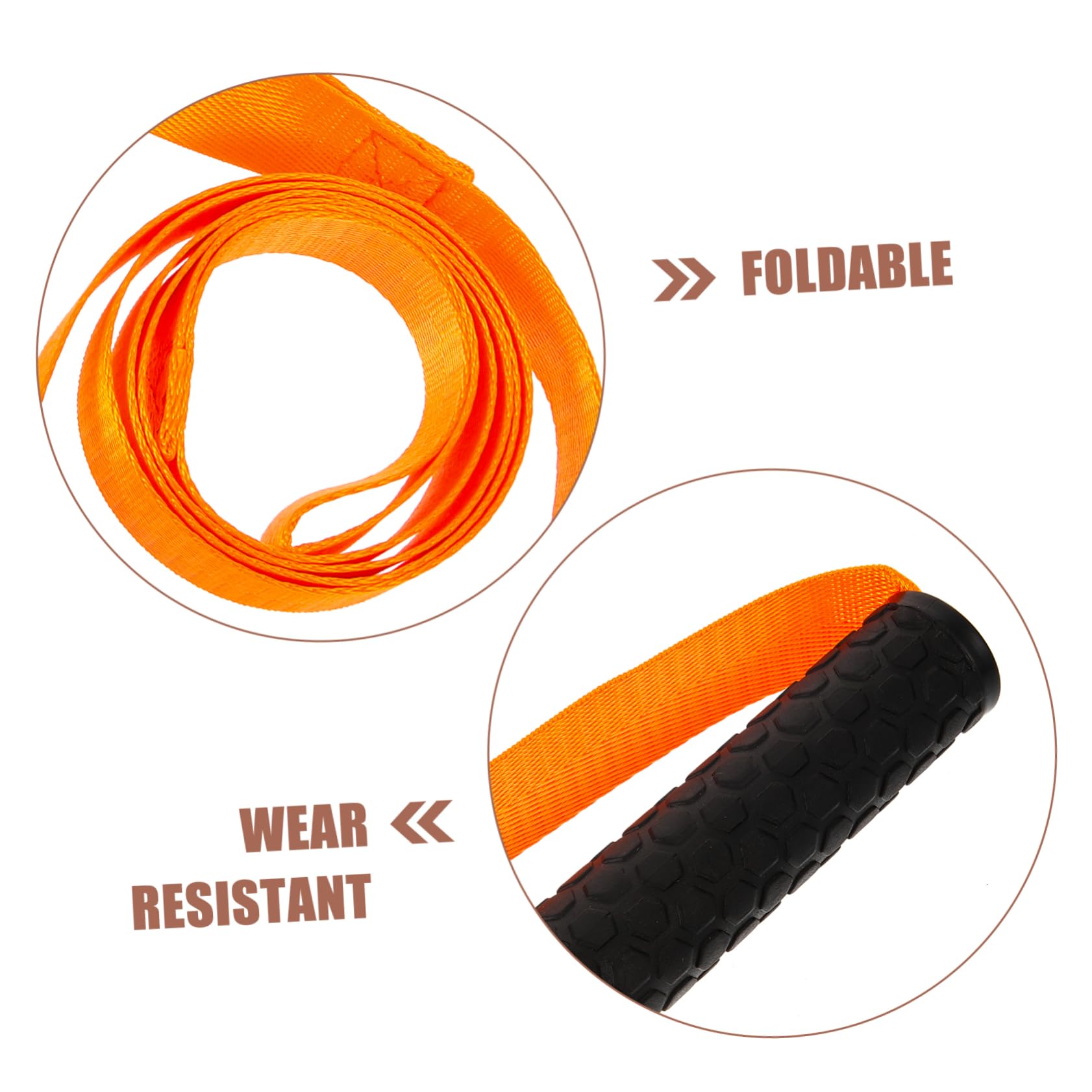 TOYANDONA Corde De De Cerf Chasse Harnais Sangle De Traction De Cerf Corde De Cerf Corde en Nylon Sangle De De Cerf Corde Extérieure Orange