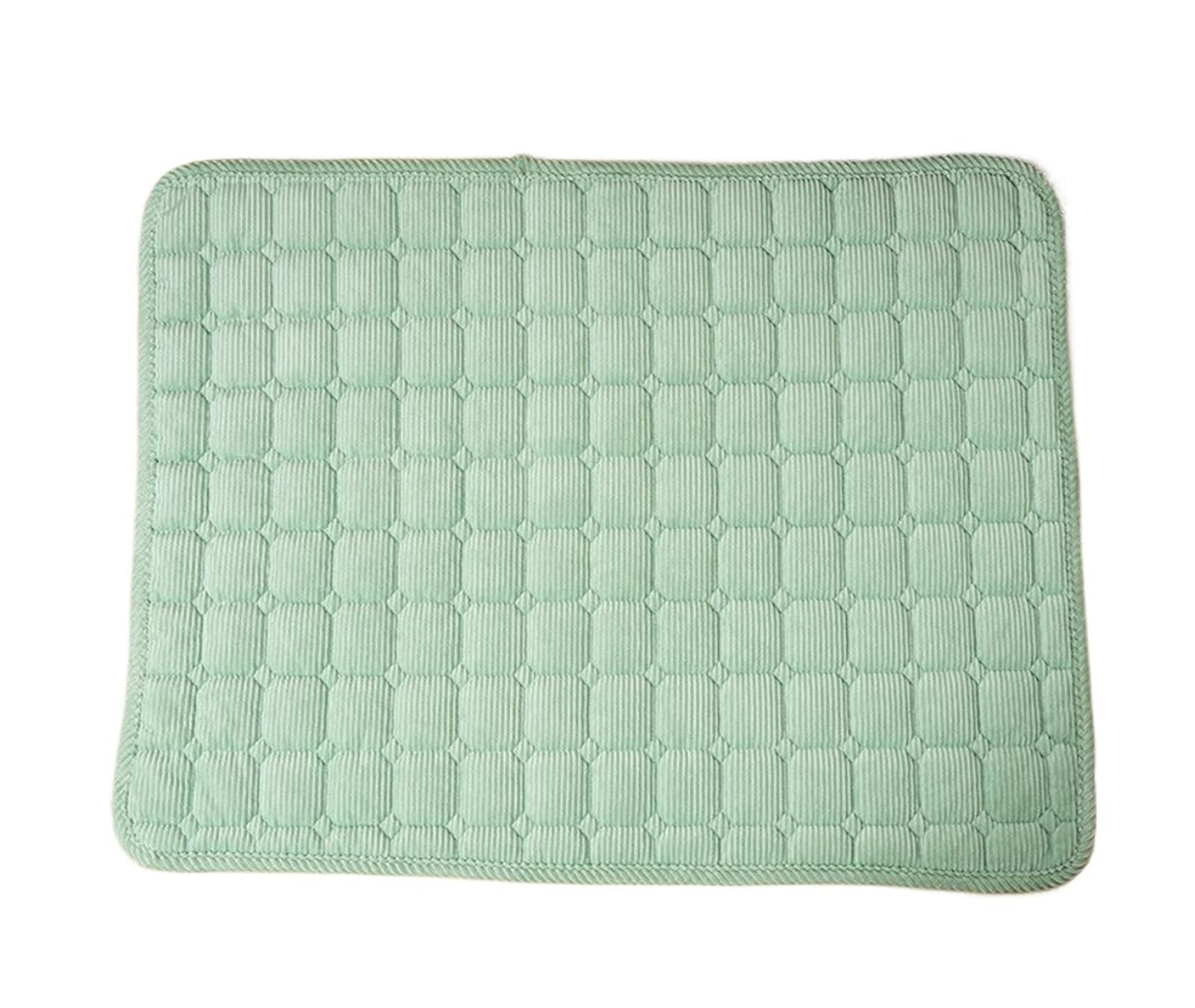 Lit et tapis pour animaux de compagnie chiens chats vert