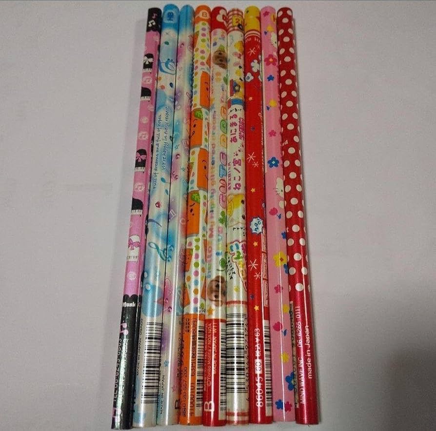 Amazon | 鉛筆 えんぴつ セット 平成レトロ | 鉛筆 | 文房具