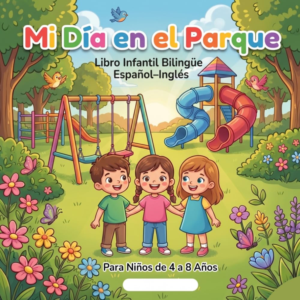 Mi Día en el Parque: Libro Infantil Bilingüe Español-Inglés para Niños de 4 a 8 Años | Historia Ilustrada para Principiantes y Aprendizaje de Idiomas