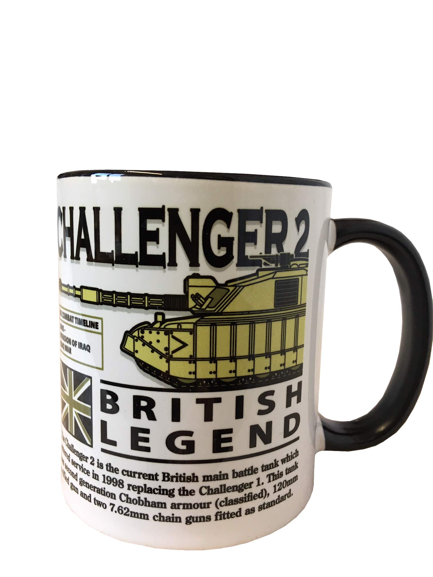 FV4034 Challenger 2 British Army Main Battle Tank (MBT) Mug. White