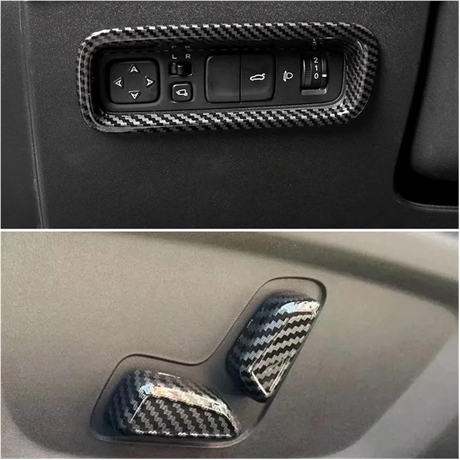 Car Rear Seat Water Cup Holder Front Air Outlets Decoration Cover Parts Compatible for Changan UNI-V 2023 Auto Interior Trim Accessories(Full Set Wood Grain)