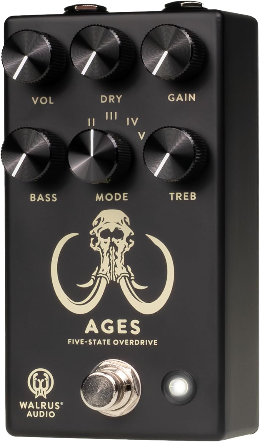 Walrus Audio Ages Five-State Overdrive Pedal, Black