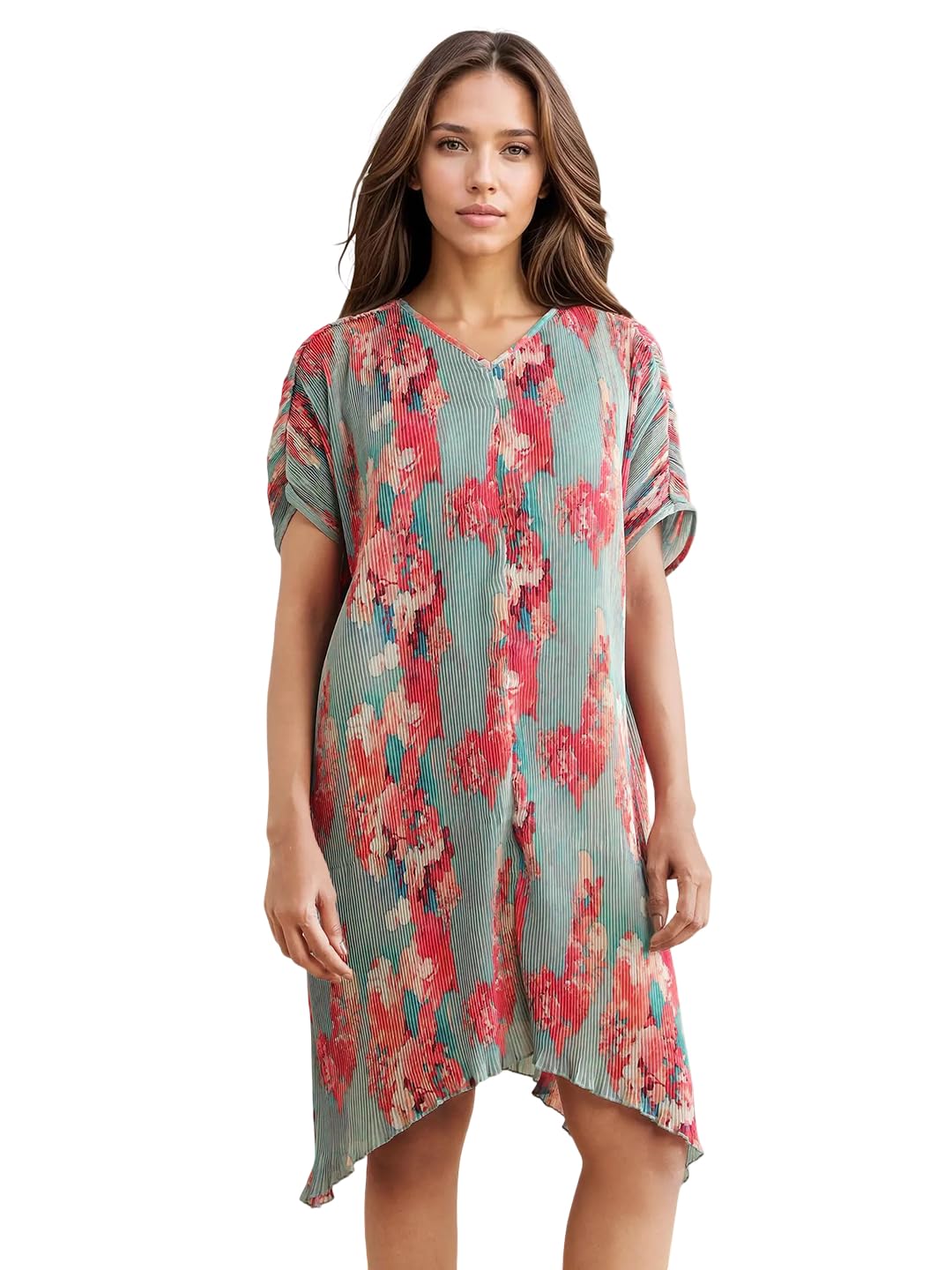 rareism Relaxed FIT Floral Print MINI Dress-picture-25