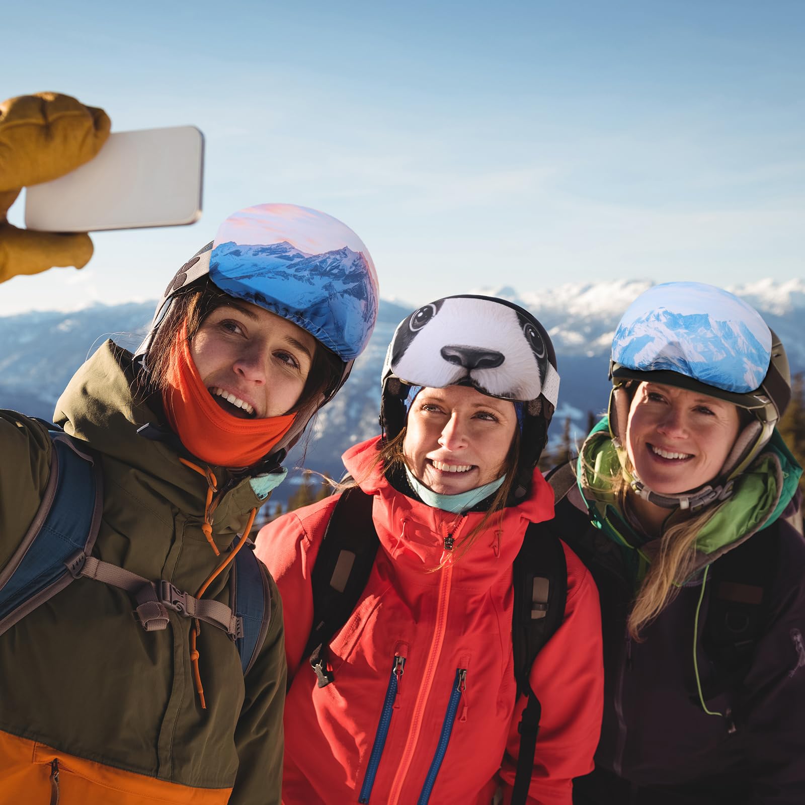 Ryaco Protective Case for Ski Goggles Microfibre Travel Storage