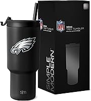 Vista 32 de Simple Modern - Vaso de 30 oz con tapa abatible y tapa con pajita