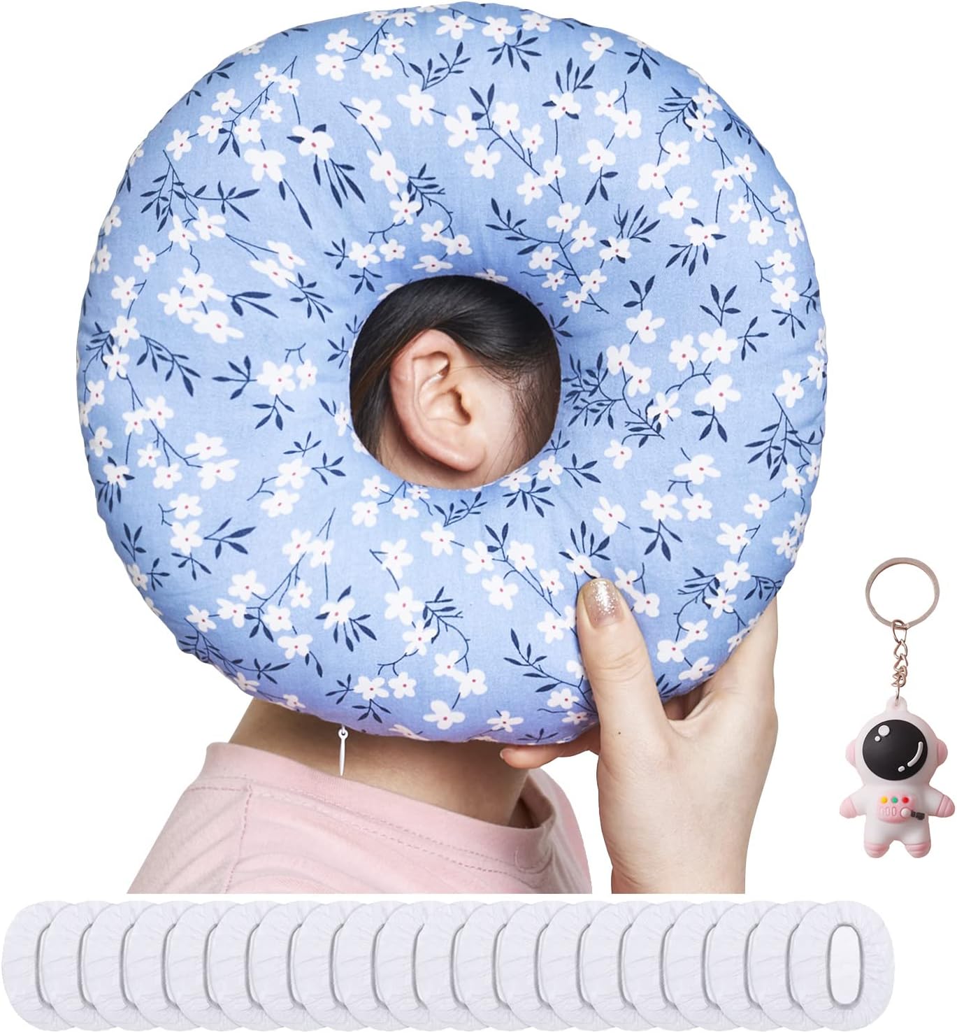 LHZZWTF Ear Piercing Pillow for Side Sleepers with Ear Hole