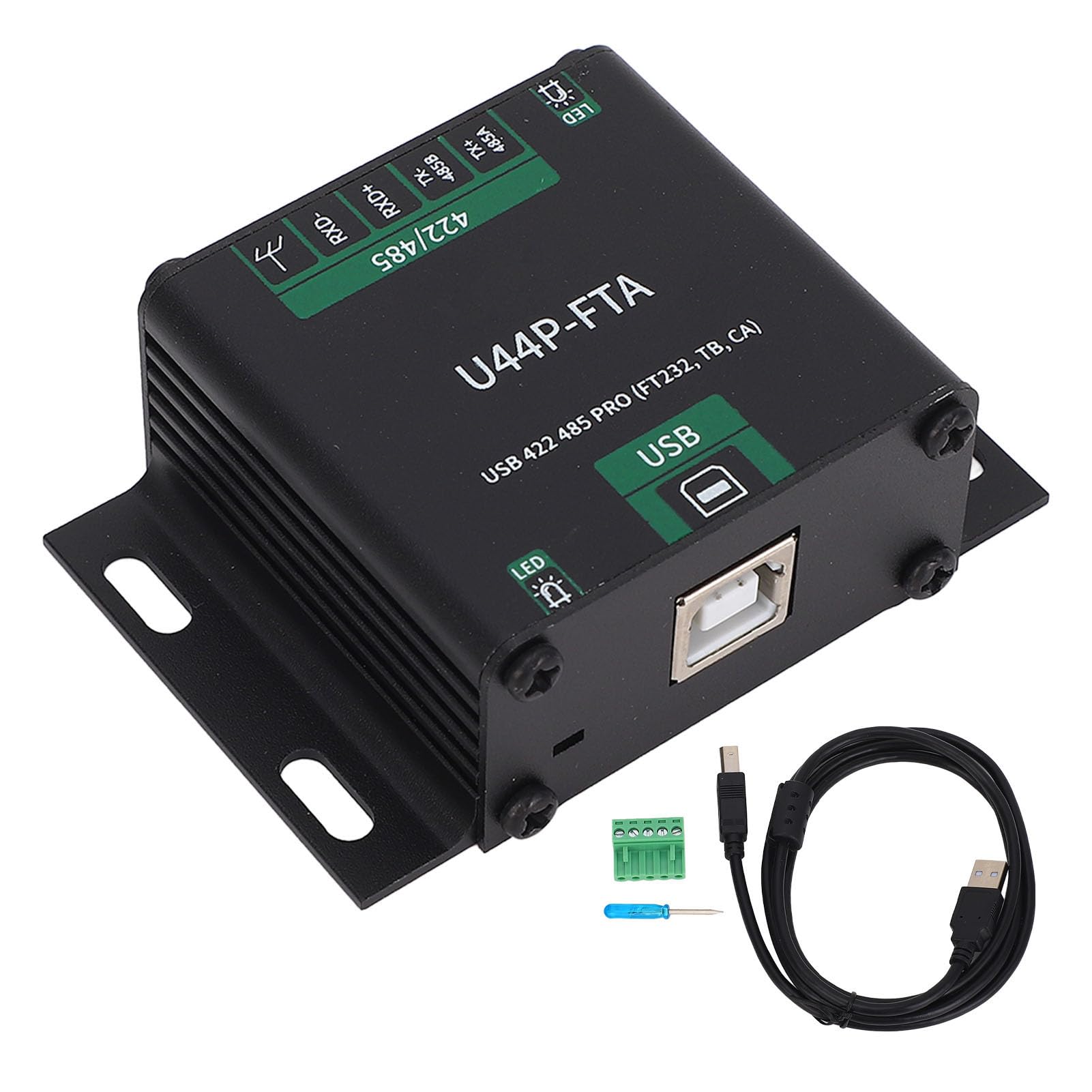 Cuifati USB auf RS485 RS422 Adapter, Aluminiumlegierung Isolierter