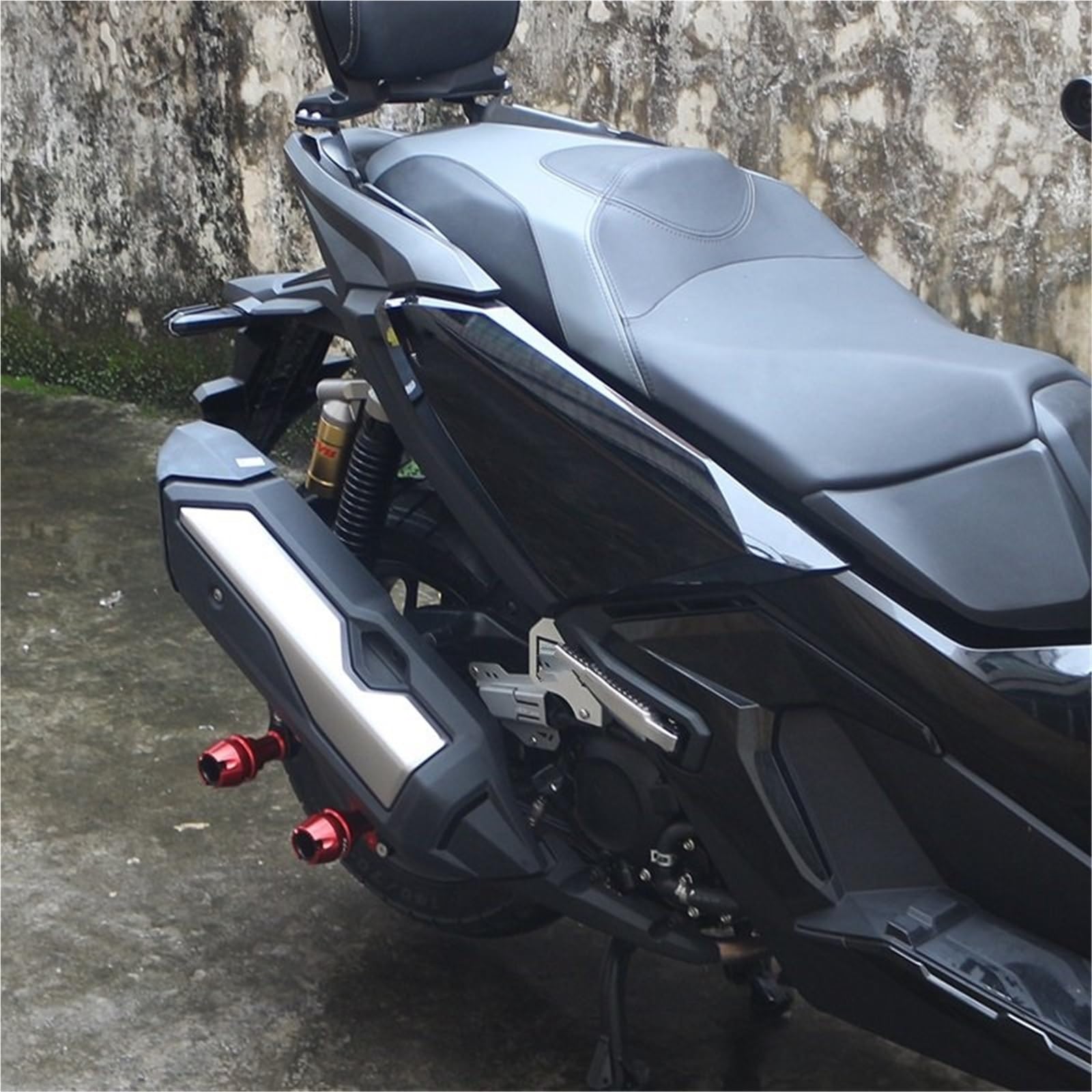 Pasuje do motocykli Honda ADV350 ADV160 ADV 160 350 Akcesoria tylne koło Oś widelca Ślizgi Crash Ochrona przed upadkiem Osłona Podwozia Motocykla owiewki osłona(Gray,ADV160)