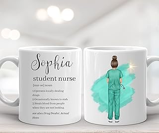 Gifts for Student Nurses Women, Student Nurse Mug Gifts, Student Nurse Mugs Funny, Student Nurse Graduation Gifts for Her, Student Nurse Birthday Gifts, Student Nurse Mug Personalised,