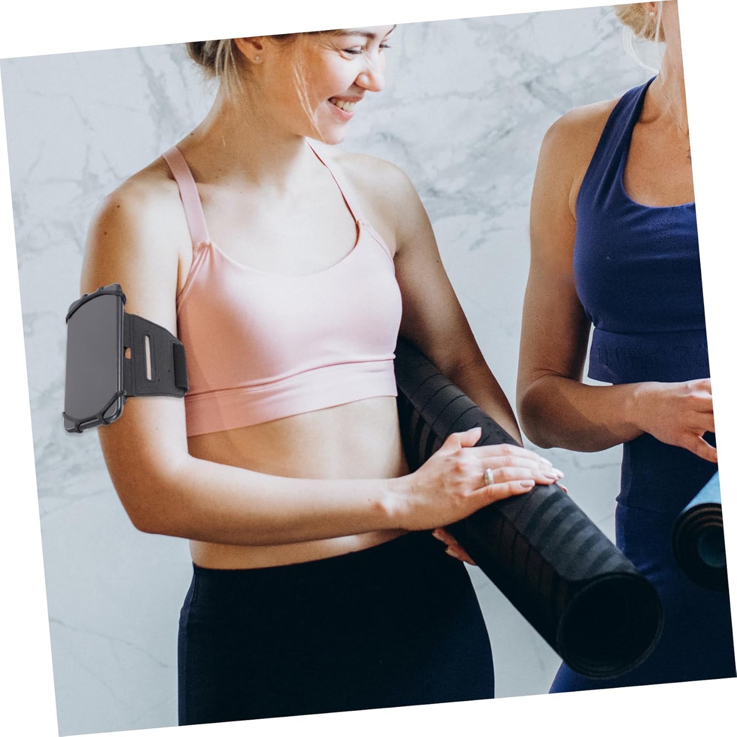 DOITOOL 3pcs Rotating Arm Band for Mobile Phones Wrist Holder for Running Cycling High Elastic Touchscreen Compatible Lightweight Design for Outdoor Activities