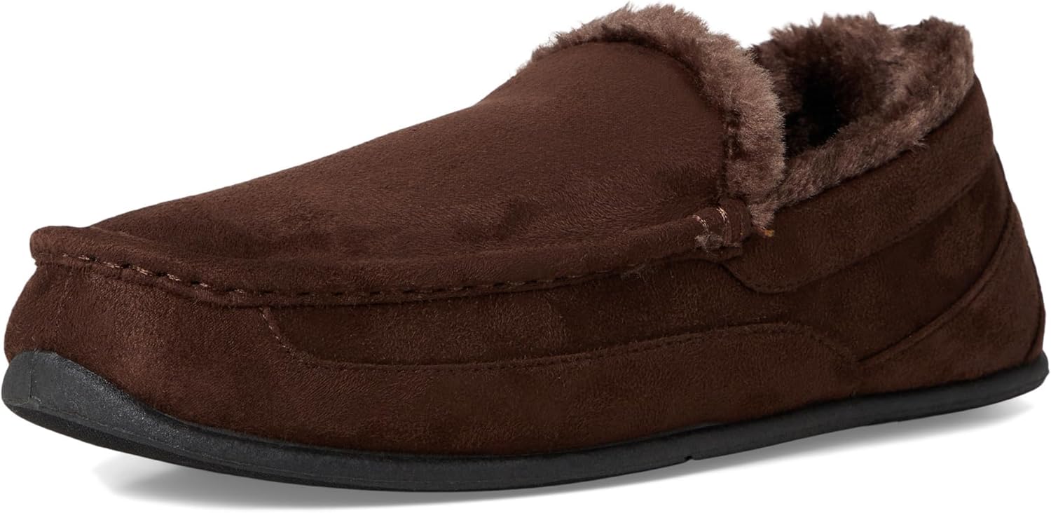 Deer Stags Men’s Spun SUPRO Comfort Moccasin Slipper - Chocolate - 9 Medium - Image 12