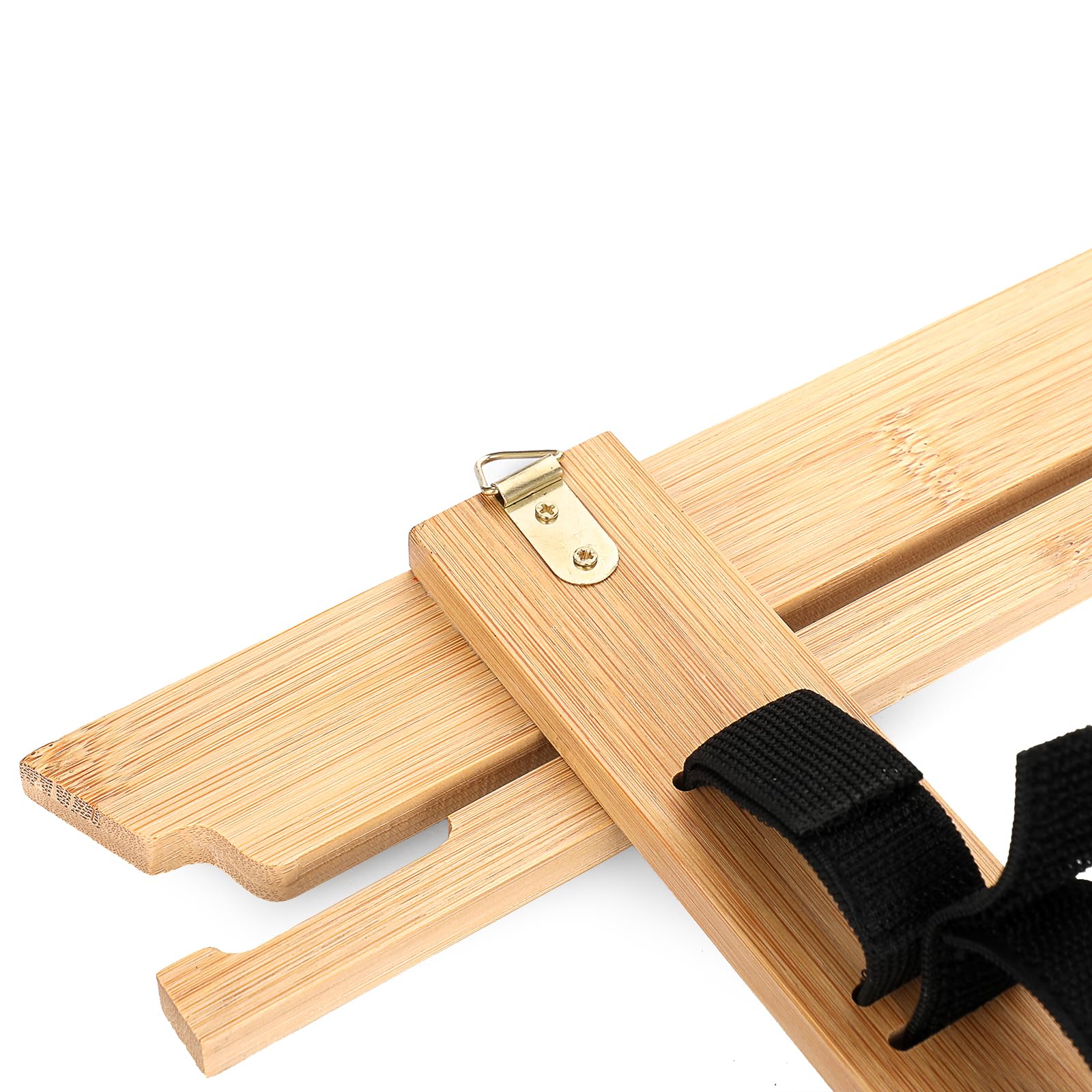 JUXYES Organizador de cinturones de artes marciales para pared 8-12 cinturones, soporte de bambú para karate
