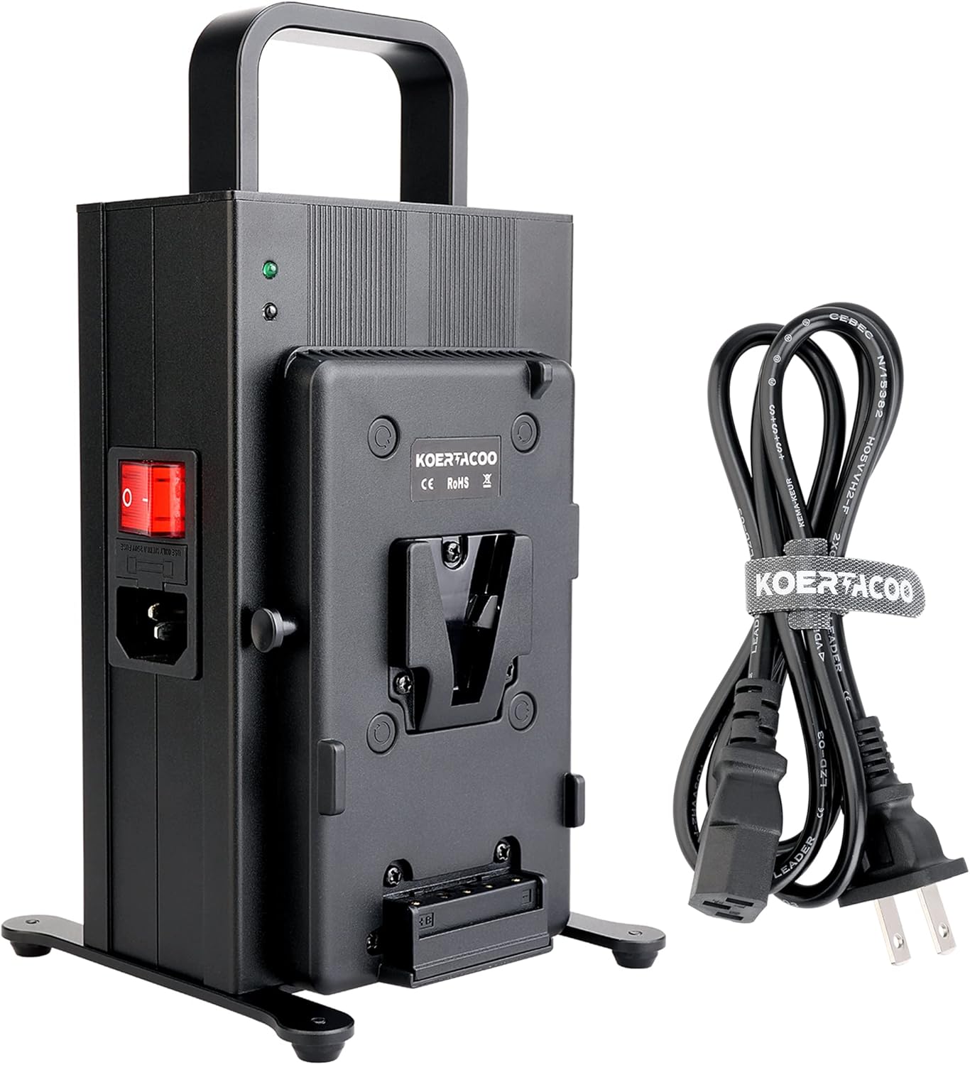 16.8V/3A Dual Channel V-Mount/V-Lock Battery Fast Charger