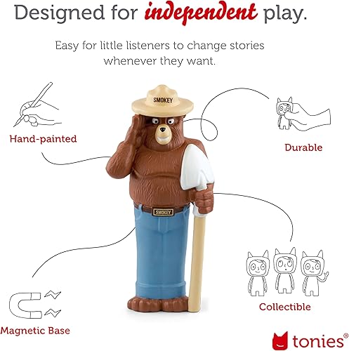 Miniatura 3 de Tonies Personaje de reproducción de audio Smokey Bear