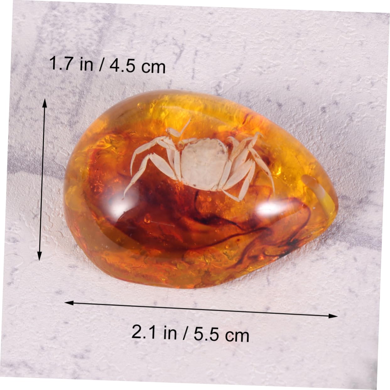 BUGUUYO 3 Pcs Amber with Insect Inside Specimen Amber Earring Amber Pendants Amber Ornament Stone Amber Natural Amber Collection Amber Real Specimen Amber Charm Decoration Untreated Amber