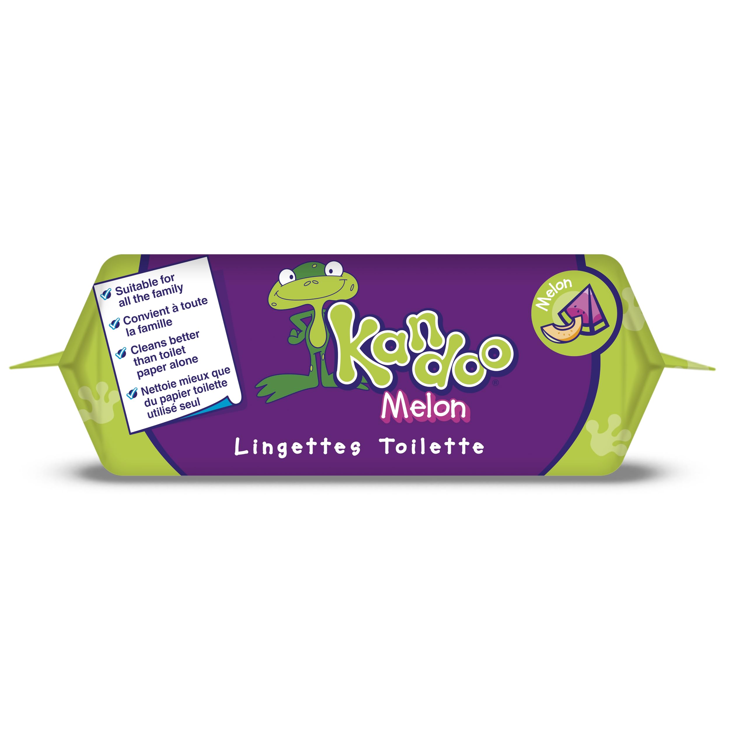 Kandoo S890050 Vochtige doeken, meloenmotief, geschikt voor