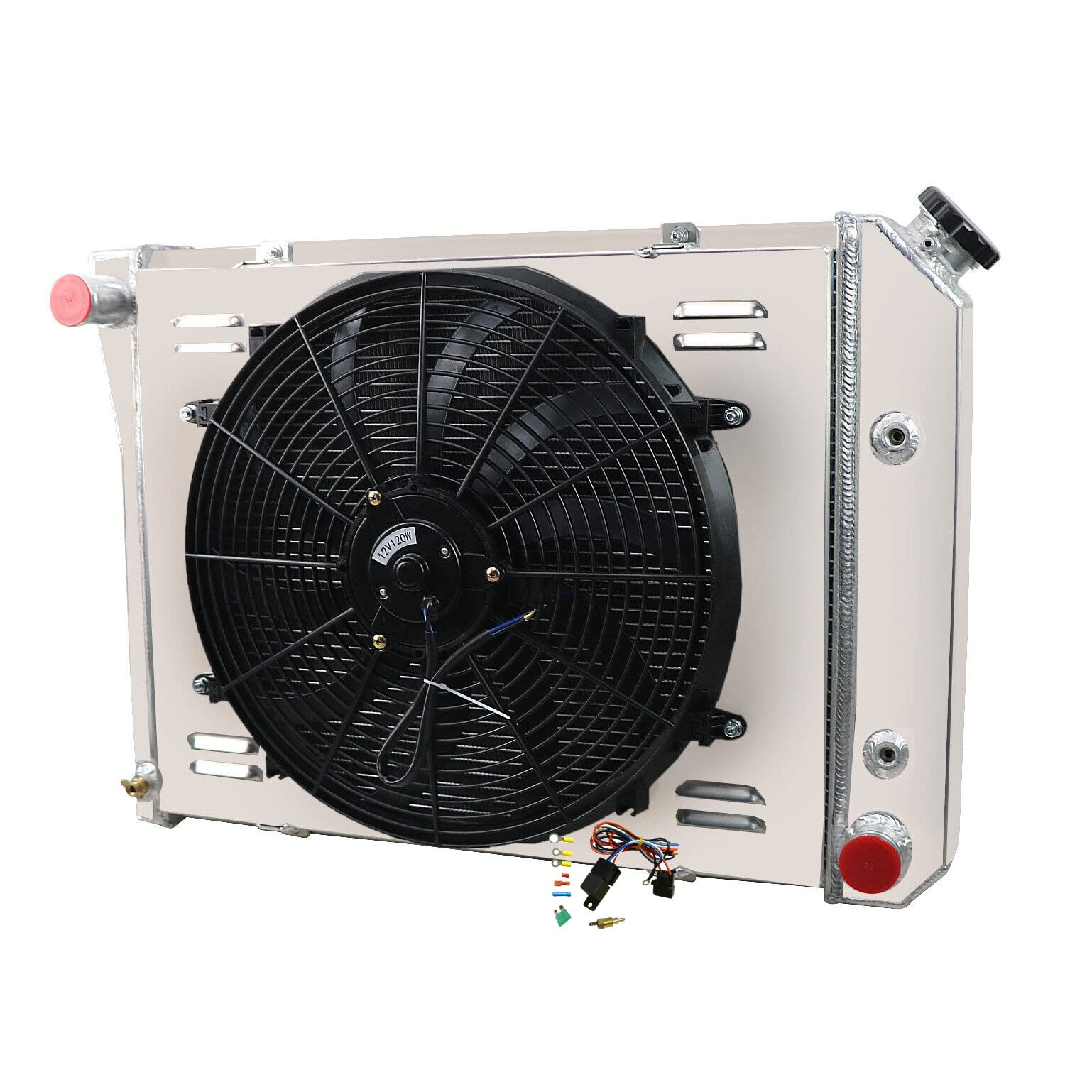 Buy CoolingSnow Aluminum Radiator for 19731974 Chevy Nova Olds Omega