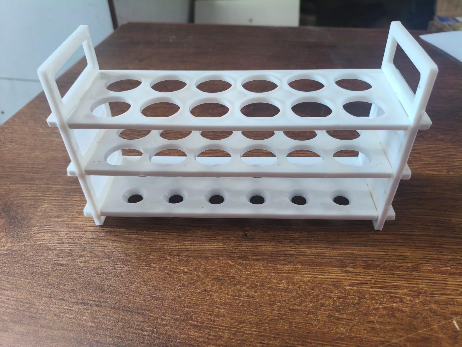 NS Test Tube Stand 3 TIER Test Tube Rack,(12 holes of 18 mm),Pack of 1-image-37