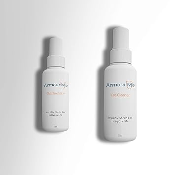 ArmourMe Rain Water and Dust Repellent Glass Protection Kit - Hydrophobic Nano Coating Spray - Waterproof Rainproof Coat for Car Windshield Mirror and Window (45 ml, Transparent)