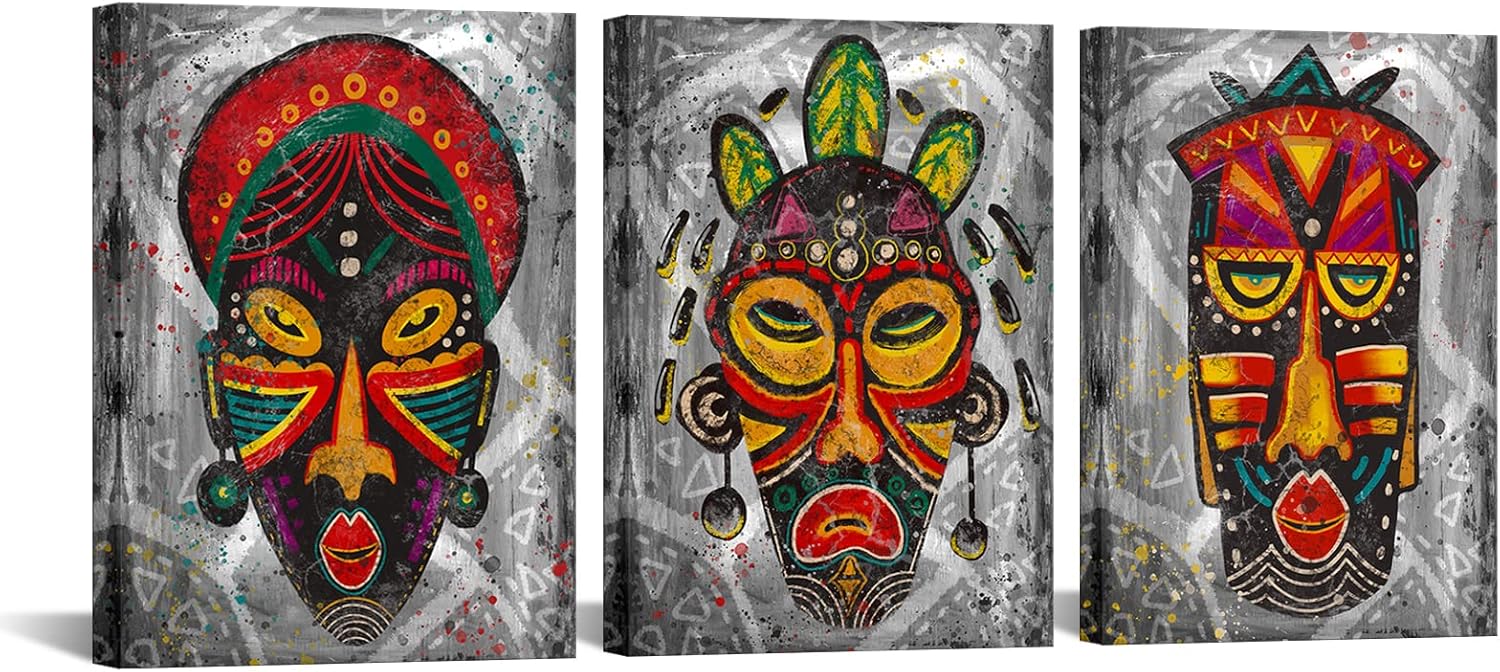 LevvArts African Art Wall Decor Ethnic Ancient African