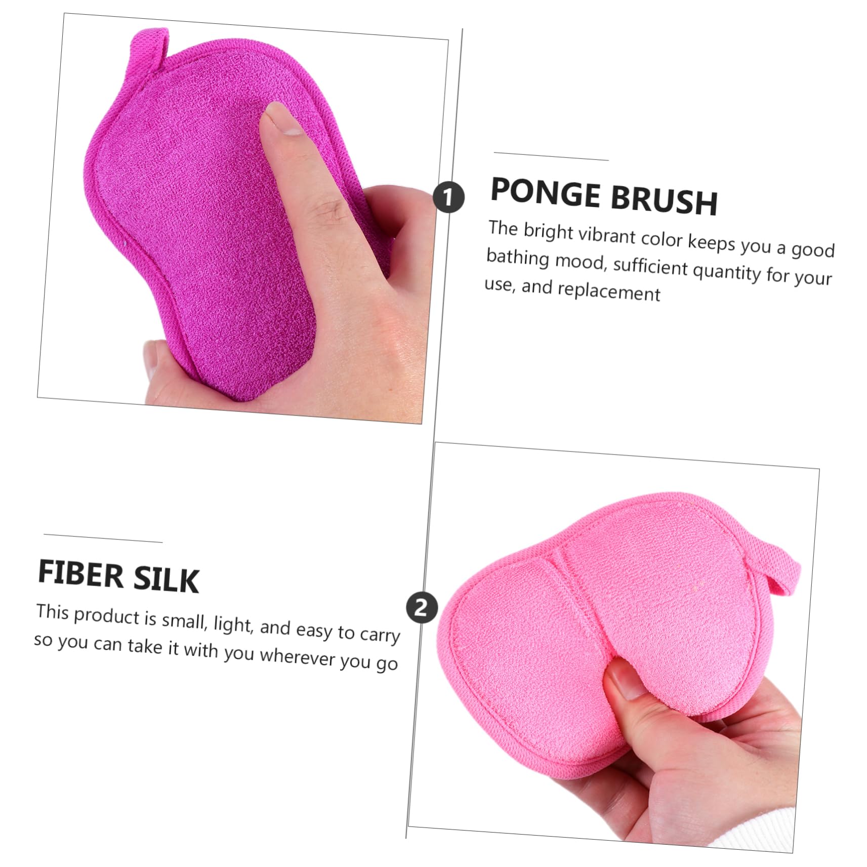 Healvian Set Di 3 Spugne Da Bagno Per Bambini E Bambine Adorabili Spugne Esfolianti A Forma Di Arachide Delicate E Sicure Per Neonati Spazzola Da Bagno Per Bambini E Bambine 4 Pezzi*3