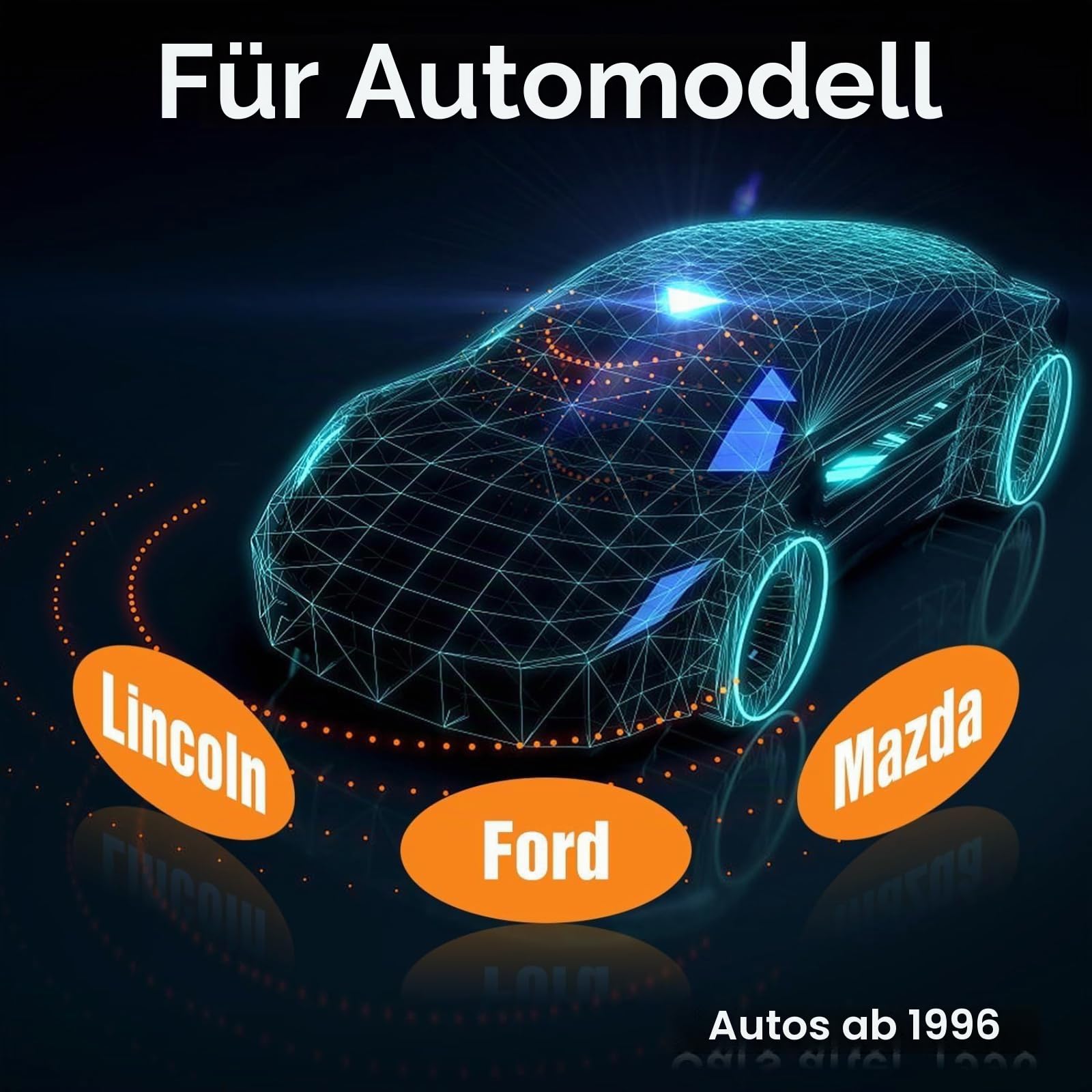 Forscan ELMconfig OBD2 Adapter, OBDII USB Diagnose-Scan-Tool, USB Scanner mit MS-CAN/HS-CAN Schalter, Professionelles OBDII Diagnose Scan Tool für Ford und Mazda