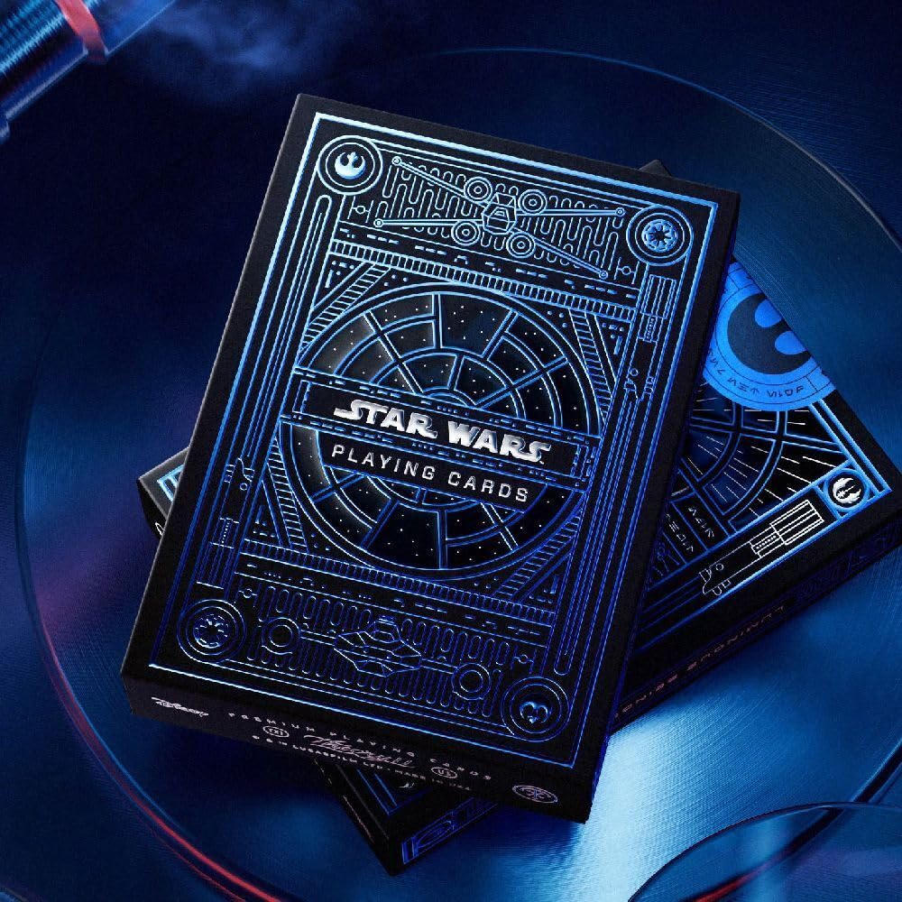 SOLOMAGIA Star Wars Light Side (BLUE) Playing Cards by Theory11