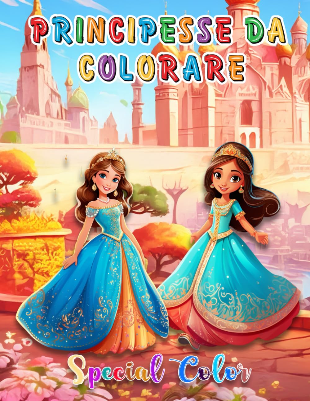 Principesse da Colorare – Il Grande Libro Magico per Bambine: Questo libro da colorare per bambine è pensato per tutte le piccole artiste che adorano immergersi in un mondo di magia e fantasia.