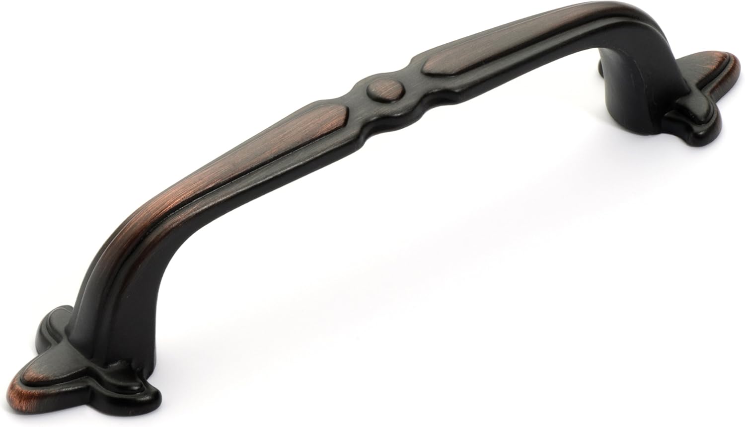 Dynasty Hardware P-133-10B Fleur De Lis Cabinet Hardware Pull, Oil Rubbed Bronze