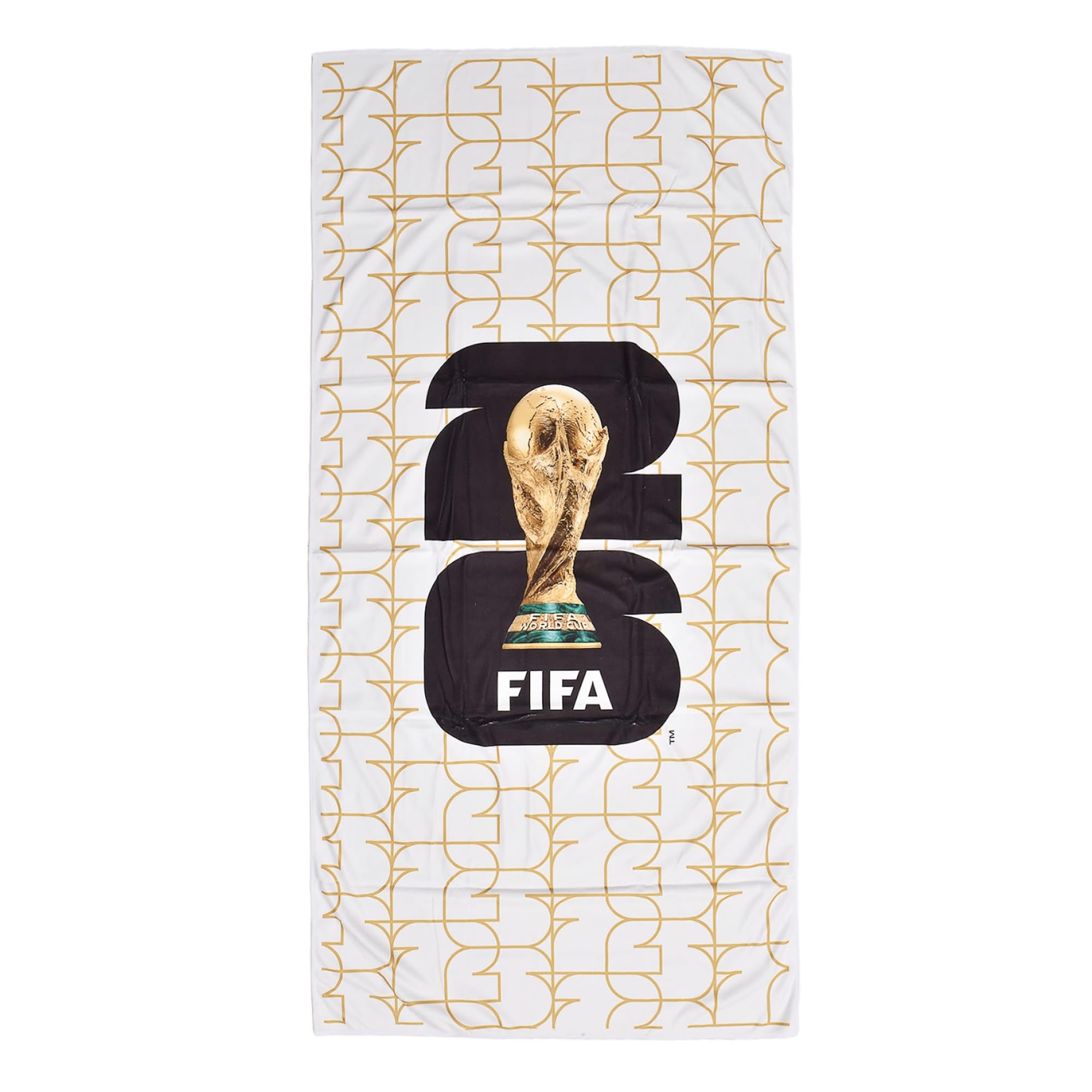 Amazon.co.jp: 公式2026 FIFAワールドカップエンブレムホワイトタオル