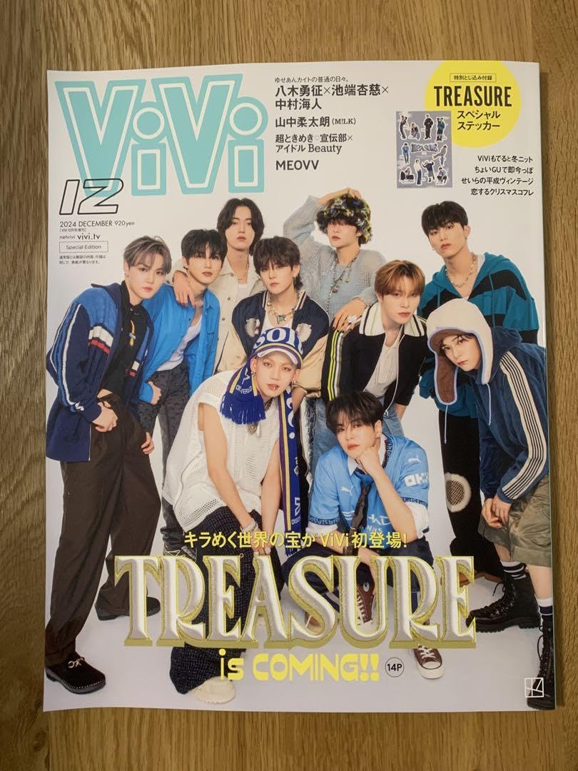 Amazon.co.jp: vivi 12月号 treasure トレジャー 雑誌 表紙 : おもちゃ