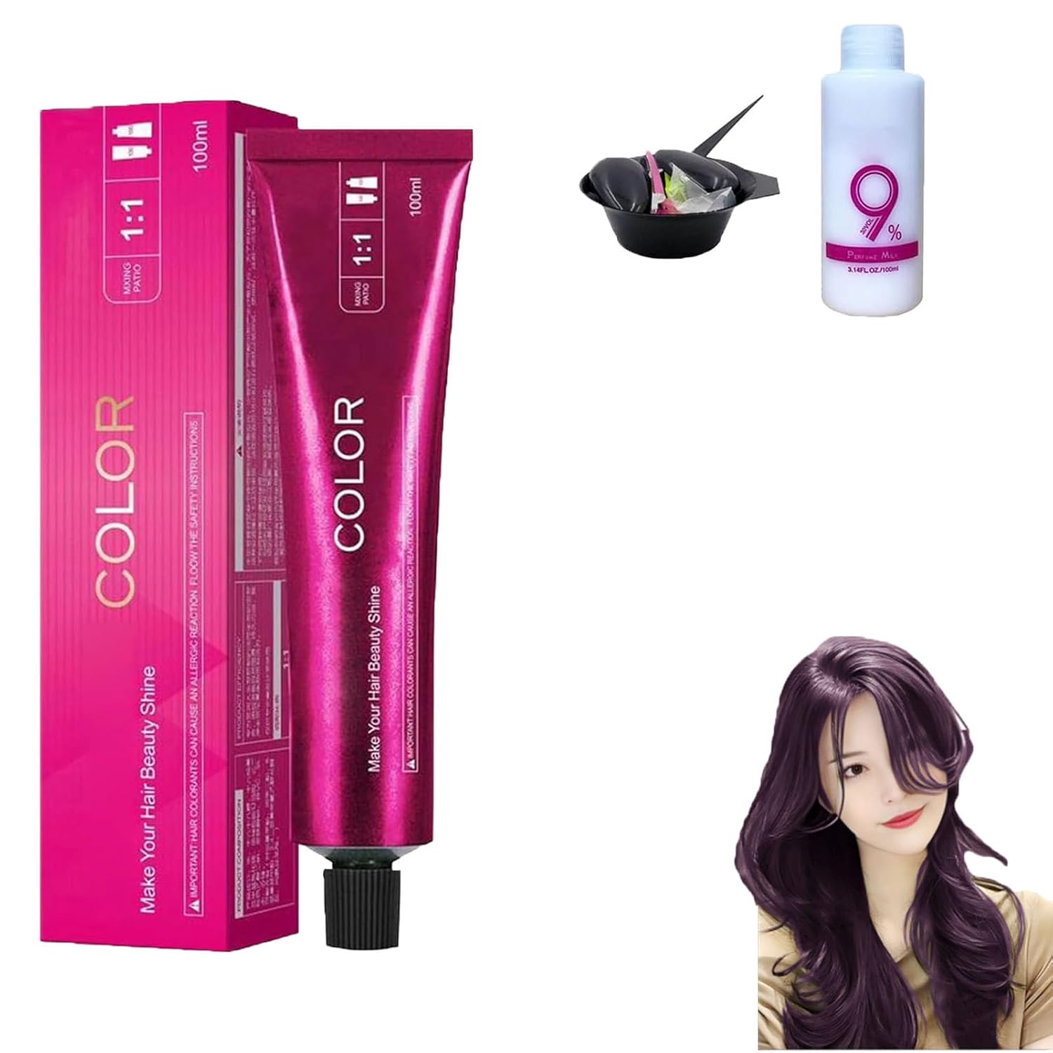 Amazon.com : Luxuria Hair Dye No Bleach, Hair Dye Color - No Bleach ...