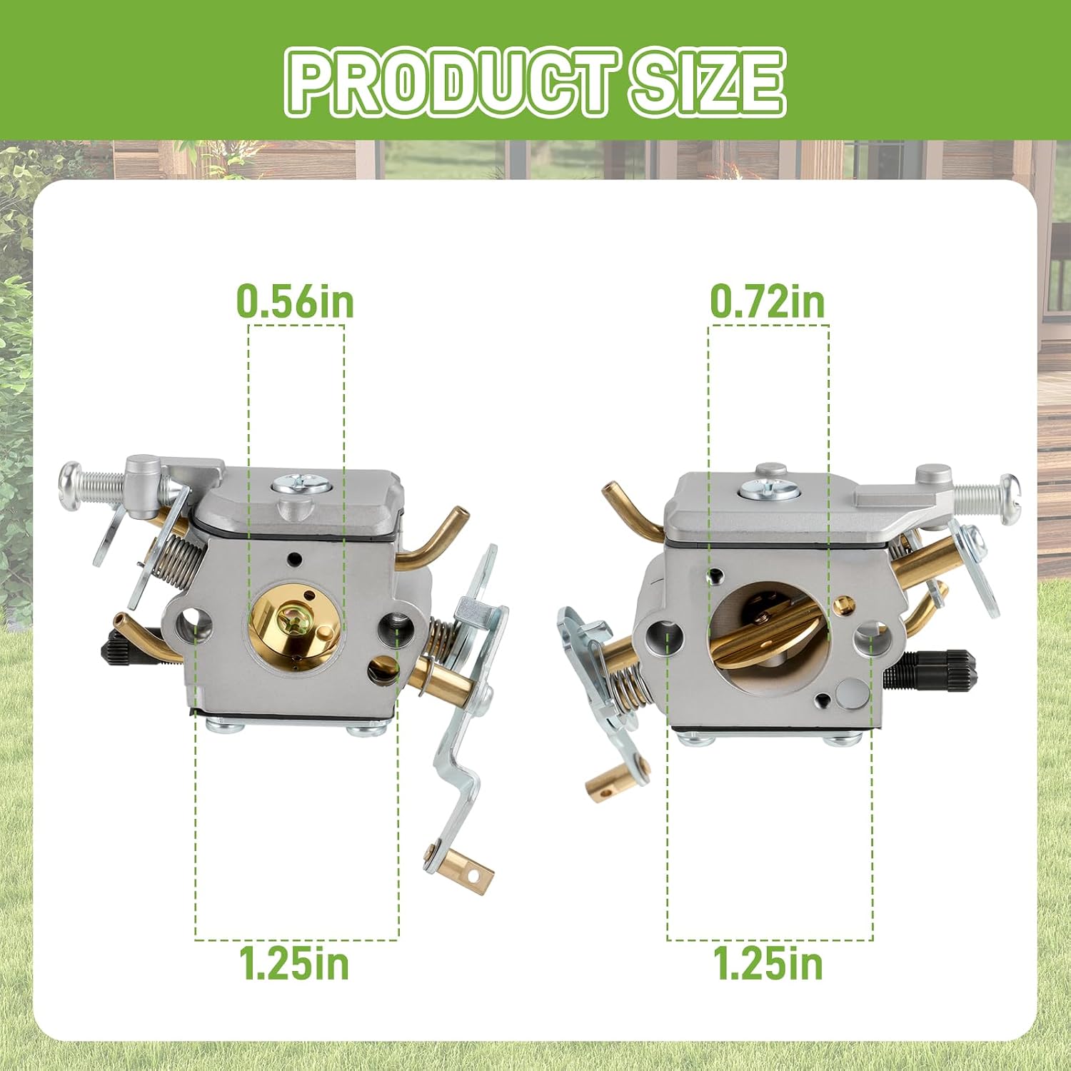 575296301 Carburetor for Poulan Pro PP5020 PP5020AV 2 Stroke Chainsaw Fit for Craftsman 358.350982 573952201 C1M-W47 with Air Filter