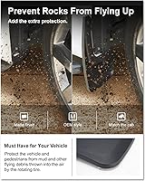 Vista 2 de Kiwi Master Guardabarros para Ford F-150 2015-2020 (con guardabarros), Guardabarros de Servicio Pesado, Protectores contra Salpicaduras Delanteros