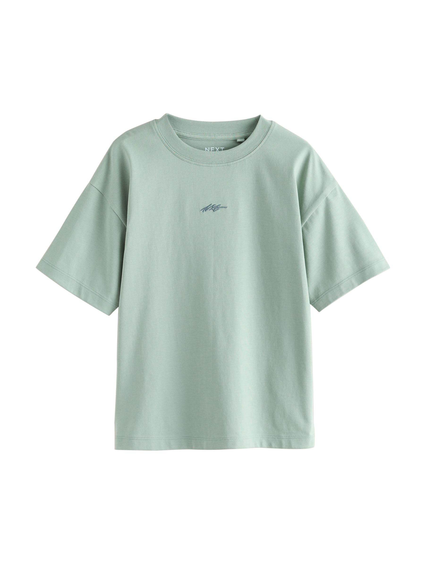 NEXT Jungen T-Shirt mit Grafik und kurzen Ärmeln, 4er-Pack