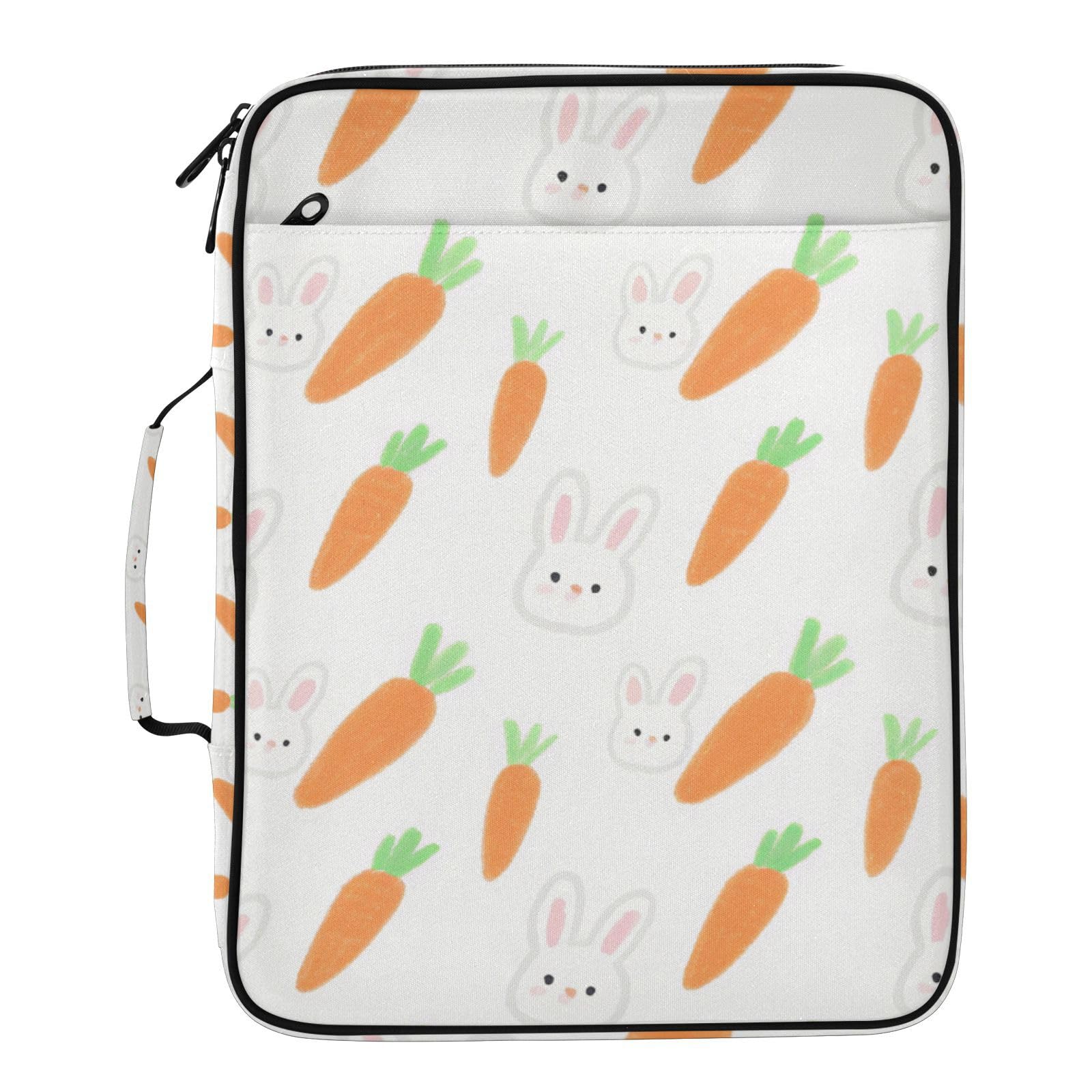 Carpeta clasificadora A4 con diseño de conejo y 7 compartimentos con cremallera 8