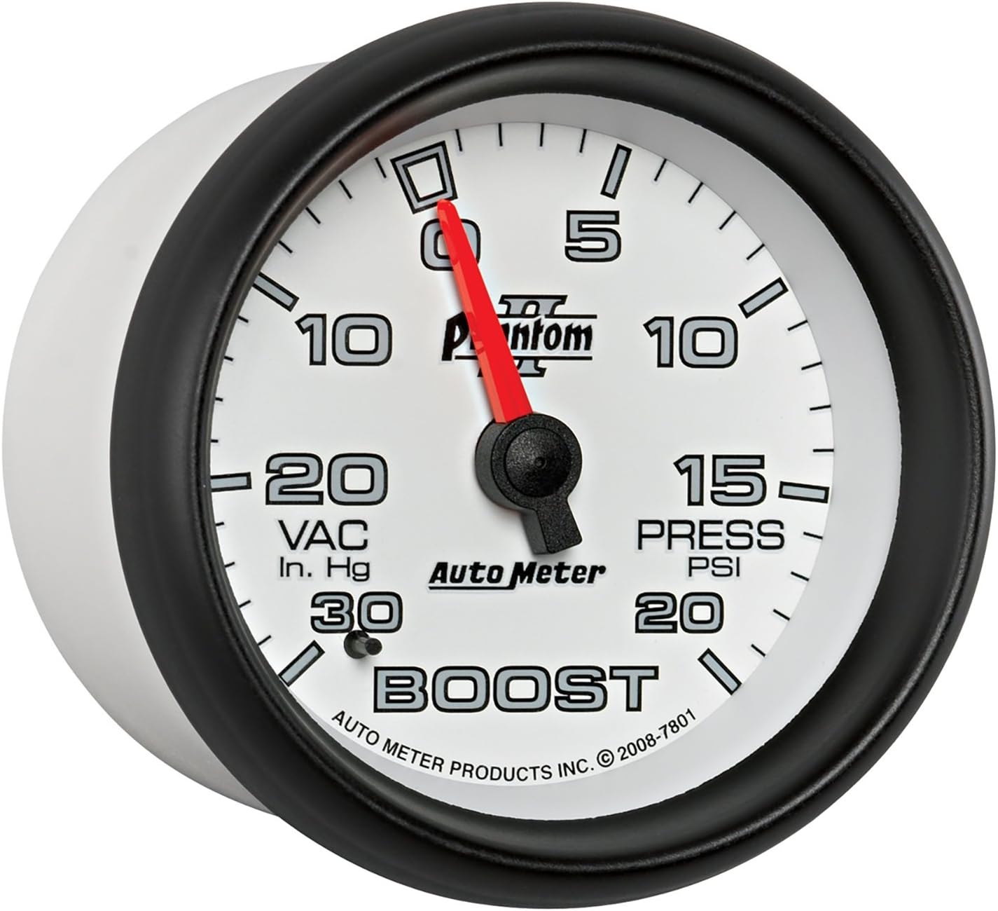 Auto Meter 7801 Phantom II Mechanical Boost/Vacuum Gauge