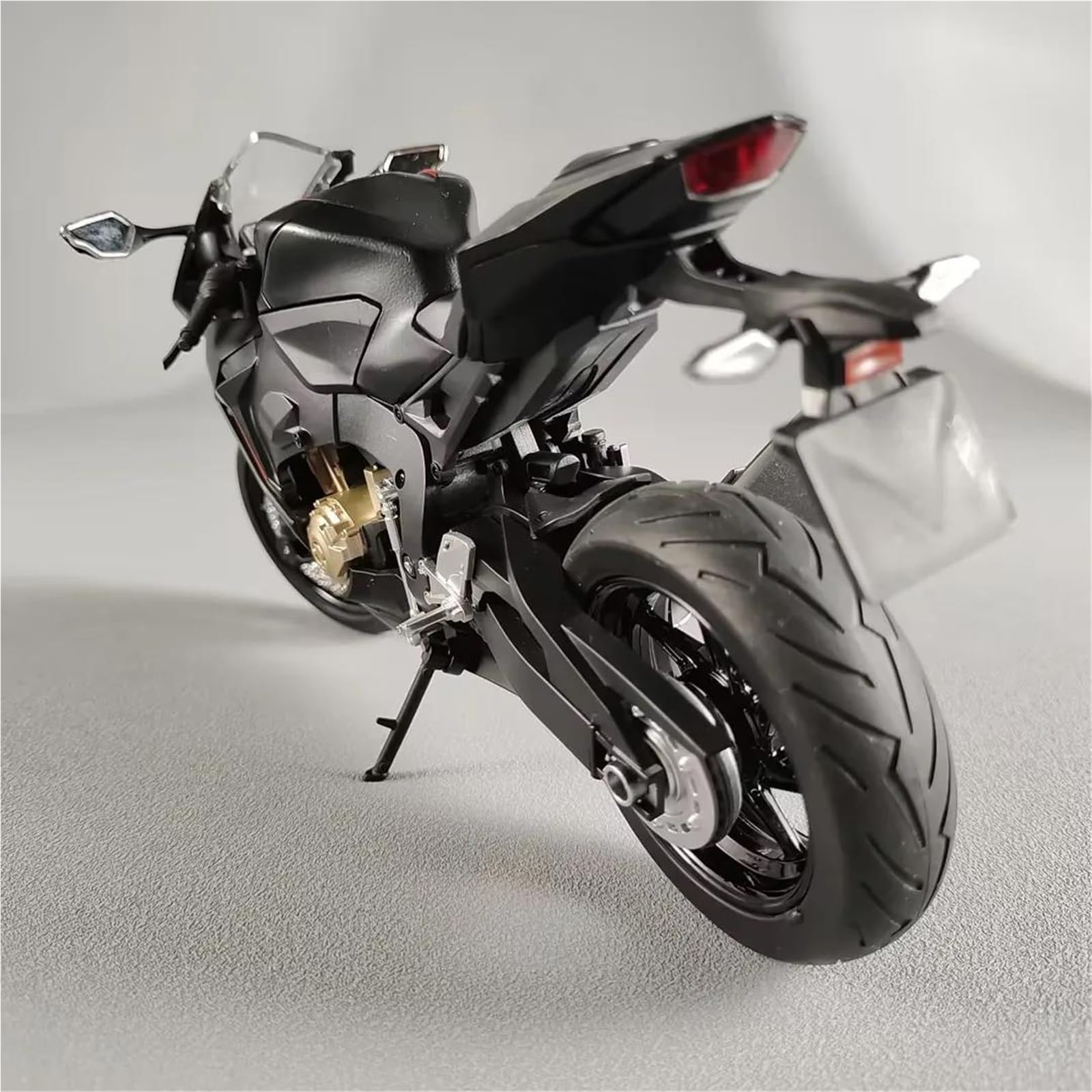 Modelo de Motocicleta Adornos De Regalo 1/9 para Honda CBR 1000RR Modelo Motocicleta Carreras Aleación Fundida A Presión, Juguetes Colección Ligeros(Nero)